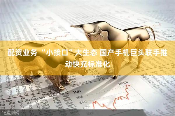配资业务 “小接口”大生态 国产手机巨头联手推动快充标准化