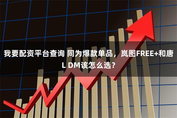 我要配资平台查询 同为爆款单品，岚图FREE+和唐L DM该怎么选？